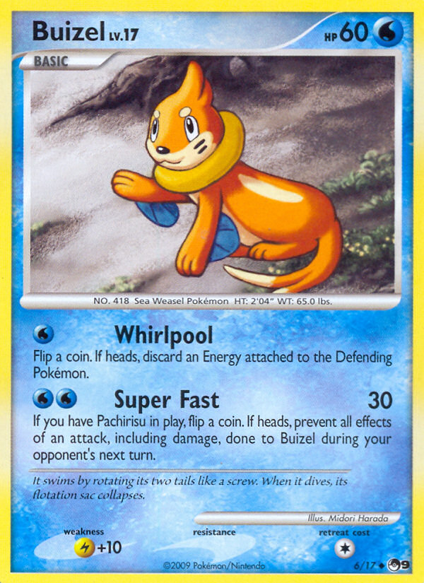 Buizel (6/17) [POP Series 9] | Galactic Gamez