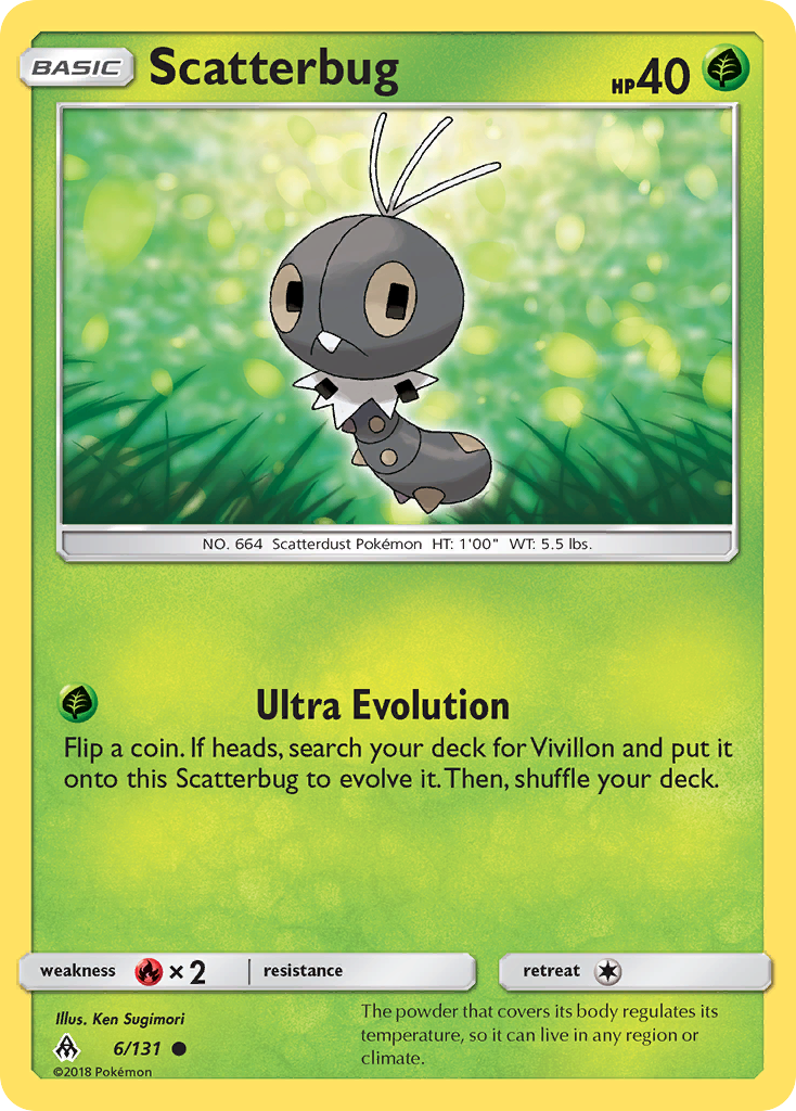 Scatterbug (6/131) [Sun & Moon: Forbidden Light] | Galactic Gamez