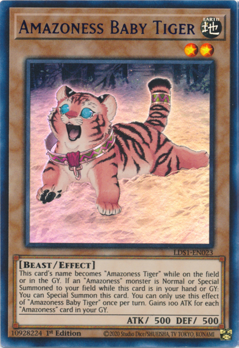 Amazoness Baby Tiger (Purple) [LDS1-EN023] Ultra Rare | Galactic Gamez