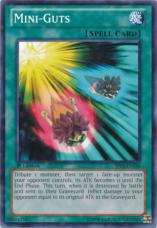 Mini Guts [SP14-EN036] Starfoil Rare | Galactic Gamez