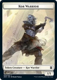 Kor Warrior // Plant Double-sided Token [Zendikar Rising Tokens] | Galactic Gamez