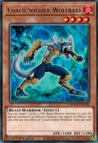 Coach Soldier Wolfbark [MAGO-EN120] Rare | Galactic Gamez