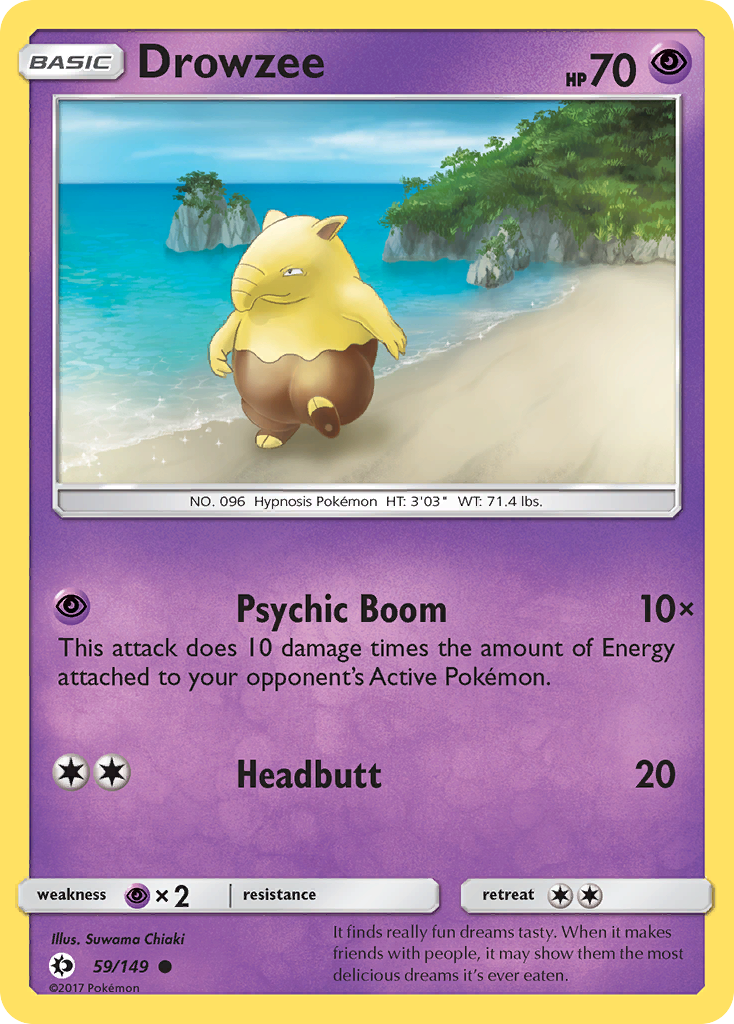 Drowzee (59/149) [Sun & Moon: Base Set] | Galactic Gamez