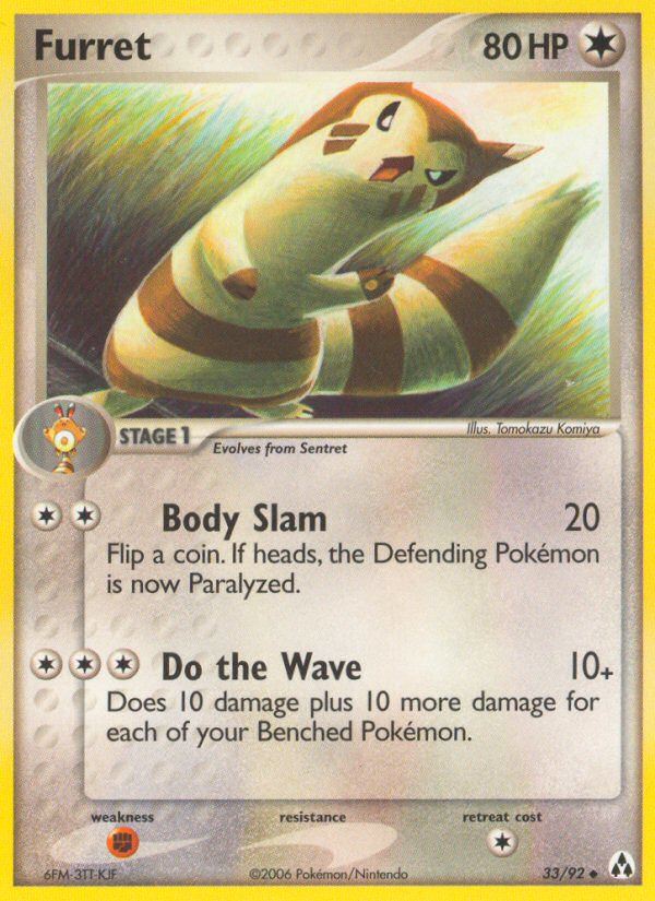 Furret (33/92) [EX: Legend Maker] | Galactic Gamez