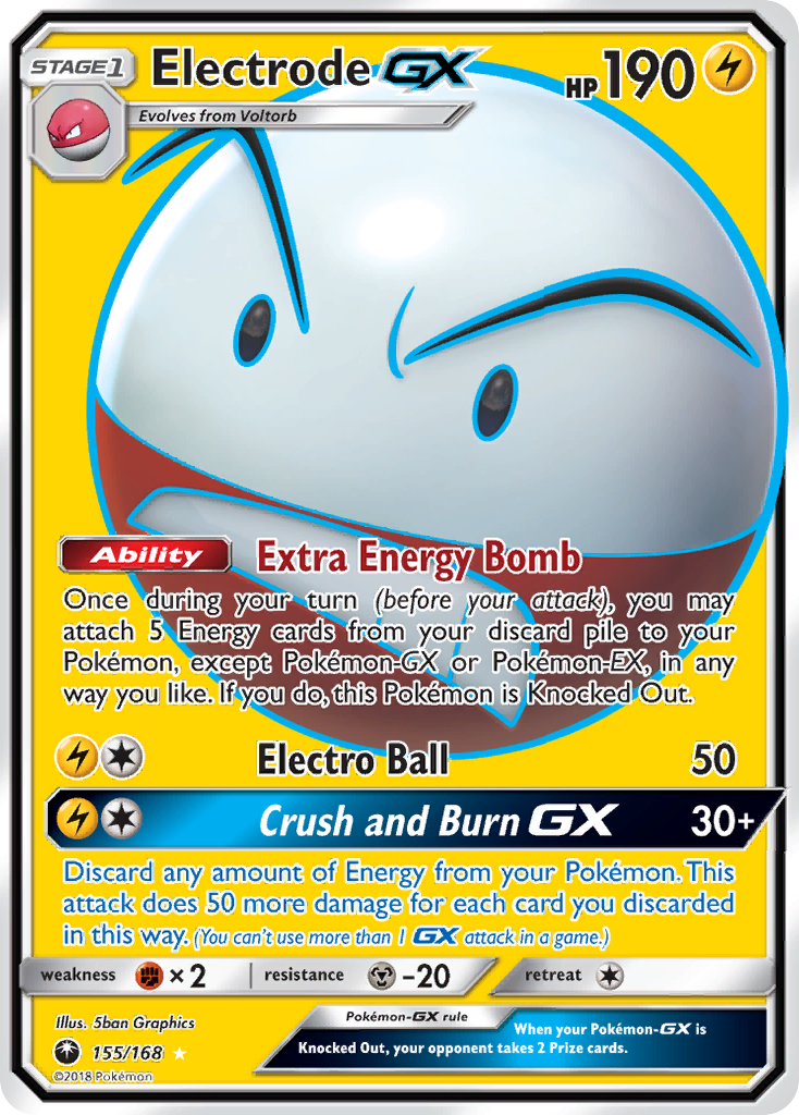 Electrode GX (155/168) [Sun & Moon: Celestial Storm] | Galactic Gamez