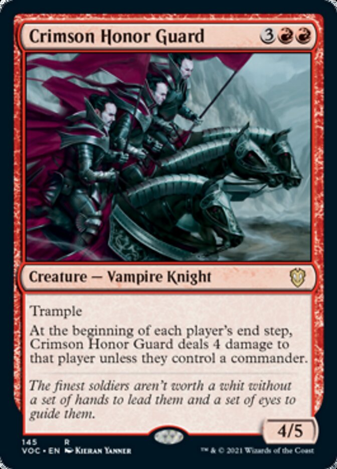 Crimson Honor Guard [Innistrad: Crimson Vow Commander] | Galactic Gamez