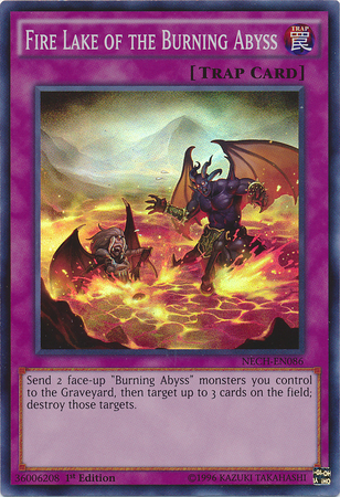 Fire Lake of the Burning Abyss [NECH-EN086] Super Rare | Galactic Gamez