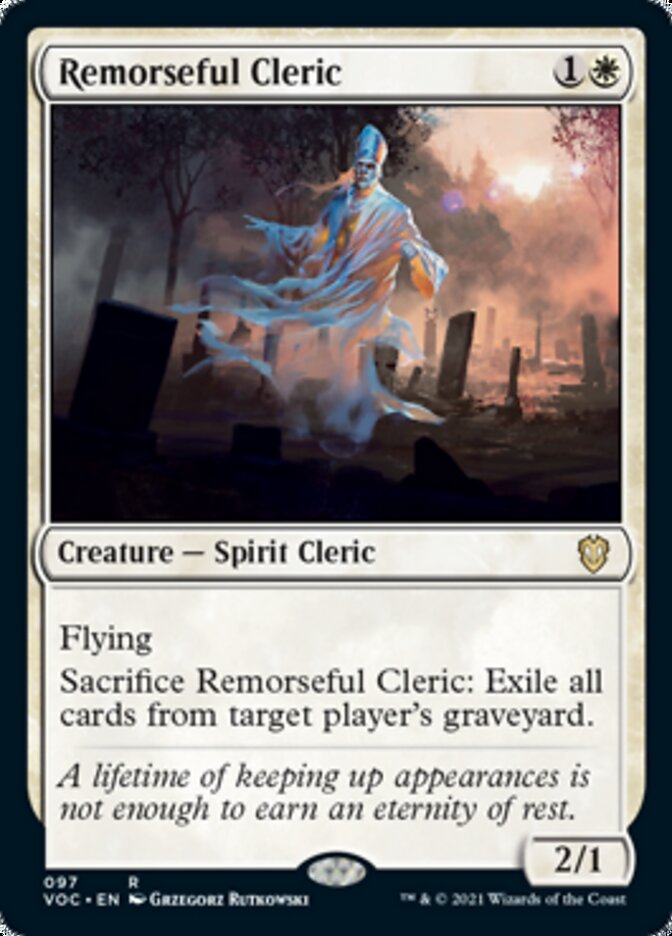 Remorseful Cleric [Innistrad: Crimson Vow Commander] | Galactic Gamez