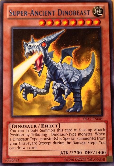 Super-Ancient Dinobeast (Blue) [DL17-EN004] Rare | Galactic Gamez