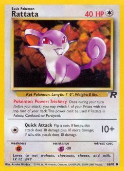 Rattata (66/82) [Team Rocket Unlimited] | Galactic Gamez