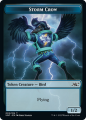 Teddy Bear // Storm Crow Double-sided Token [Unfinity Tokens] | Galactic Gamez