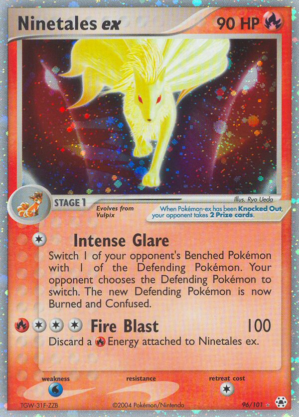 Ninetales ex (96/101) [EX: Hidden Legends] | Galactic Gamez