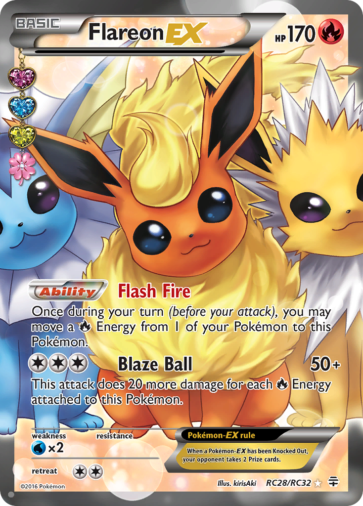 Flareon EX (RC28/RC32) [XY: Generations] | Galactic Gamez