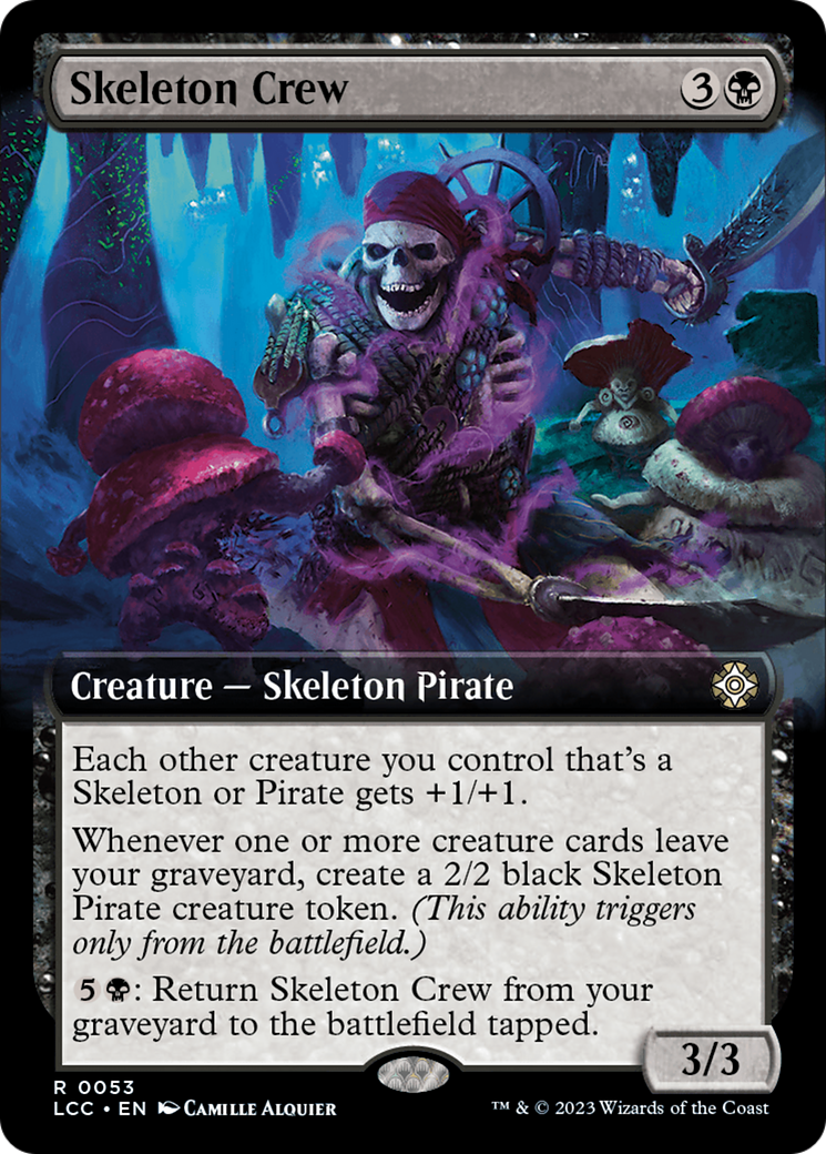 Skeleton Crew (Extended Art) [The Lost Caverns of Ixalan Commander] | Galactic Gamez