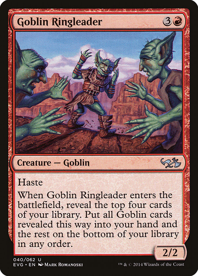 Goblin Ringleader (Elves vs. Goblins) [Duel Decks Anthology] | Galactic Gamez