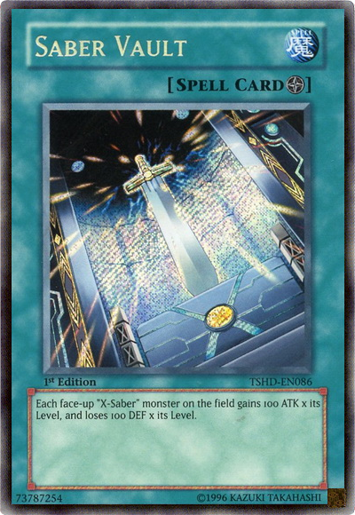 Saber Vault [TSHD-EN086] Secret Rare | Galactic Gamez