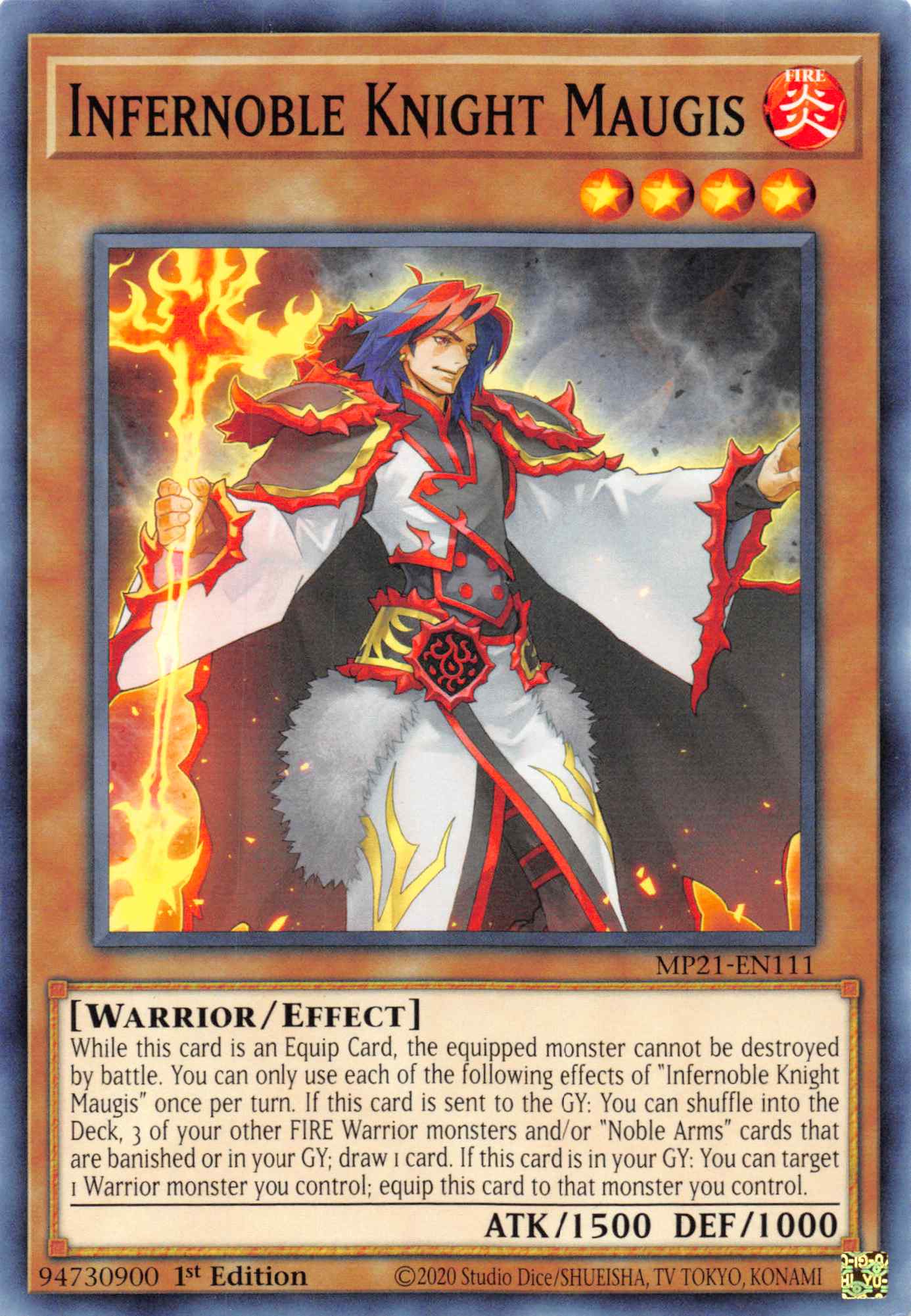 Infernoble Knight Maugis [MP21-EN111] Common | Galactic Gamez