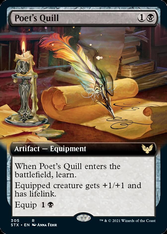 Poet's Quill (Extended) [Strixhaven: School of Mages] | Galactic Gamez