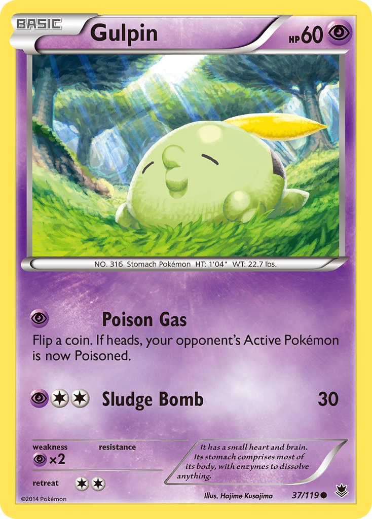 Gulpin (37/119) [XY: Phantom Forces] | Galactic Gamez