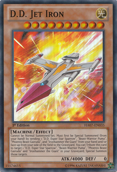 D.D. Jet Iron [HA07-EN035] Super Rare | Galactic Gamez