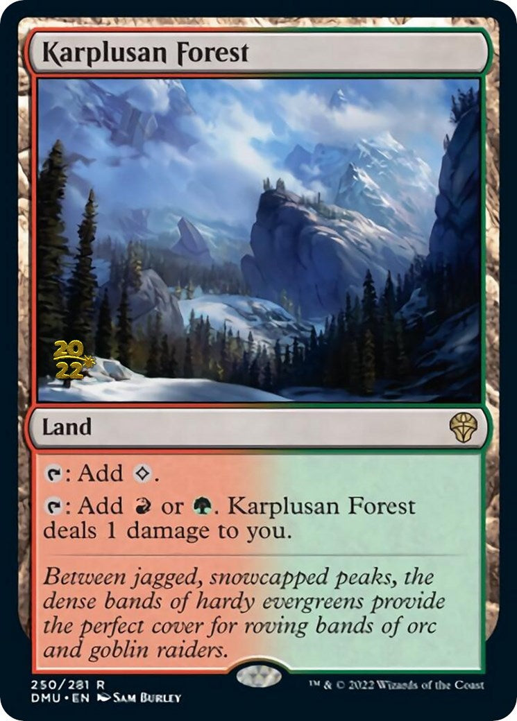 Karplusan Forest [Dominaria United Prerelease Promos] | Galactic Gamez