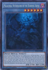 Malacoda, Netherlord of the Burning Abyss [SECE-EN085] Ghost Rare | Galactic Gamez