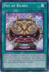 Pot of Riches [SECE-EN063] Secret Rare | Galactic Gamez