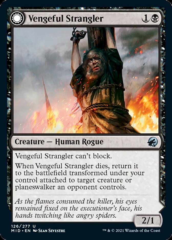 Vengeful Strangler // Strangling Grasp [Innistrad: Midnight Hunt] | Galactic Gamez