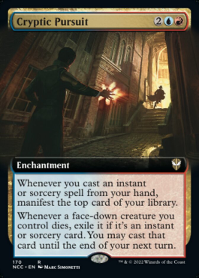 Cryptic Pursuit (Extended Art) [Streets of New Capenna Commander] | Galactic Gamez