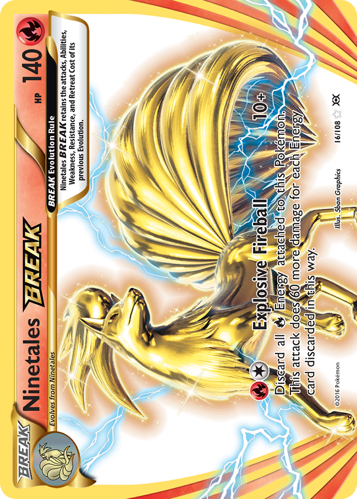 Ninetales BREAK (16/108) [XY: Evolutions] | Galactic Gamez