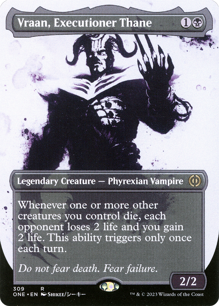 Vraan, Executioner Thane (Borderless Ichor) [Phyrexia: All Will Be One] | Galactic Gamez