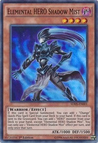 Elemental HERO Shadow Mist [SDHS-EN001] Super Rare | Galactic Gamez