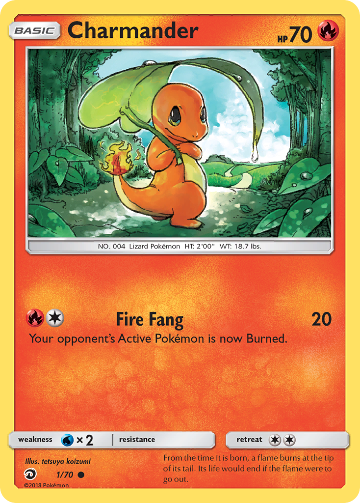 Charmander (1/70) [Sun & Moon: Dragon Majesty] | Galactic Gamez