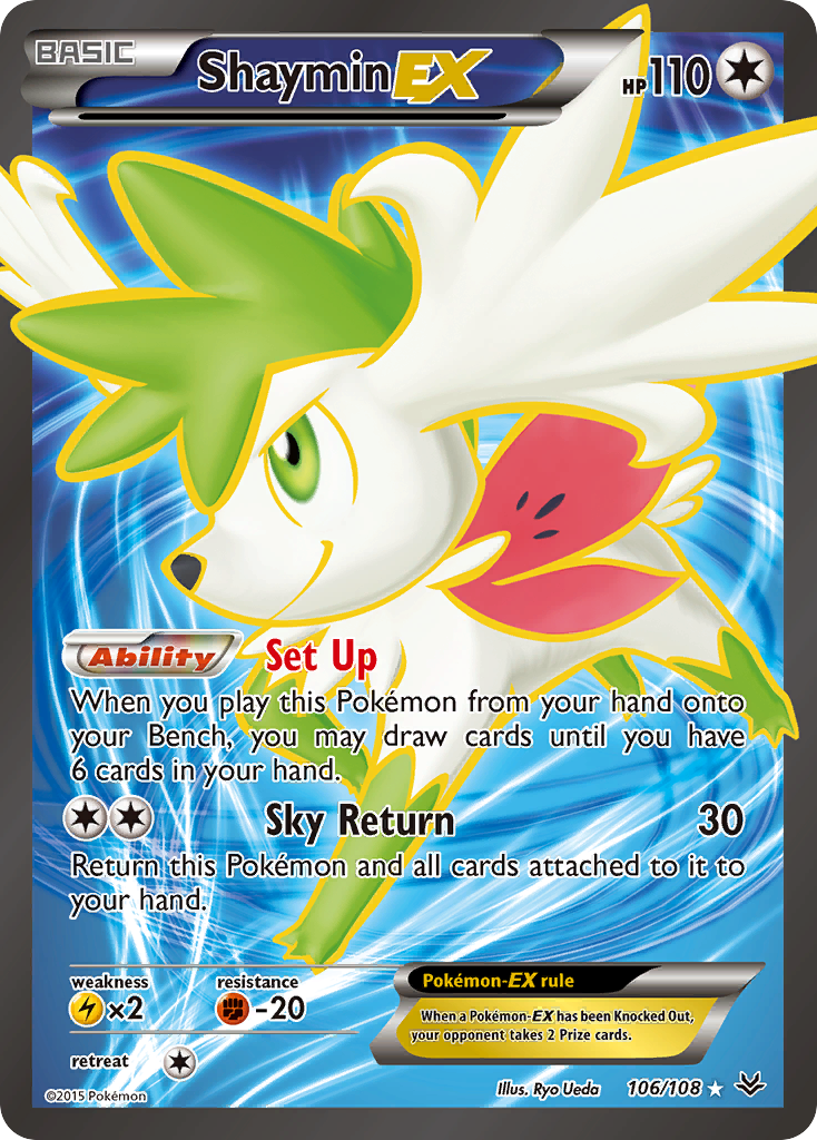 Shaymin EX (106/108) [XY: Roaring Skies] | Galactic Gamez