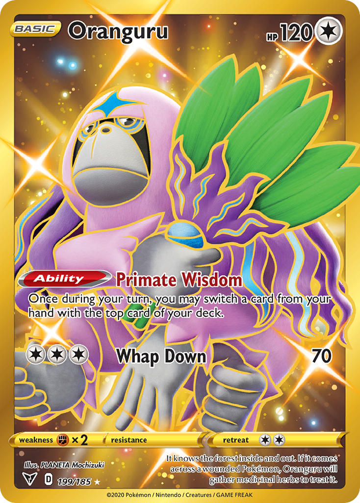 Oranguru (199/185) [Sword & Shield: Vivid Voltage] | Galactic Gamez