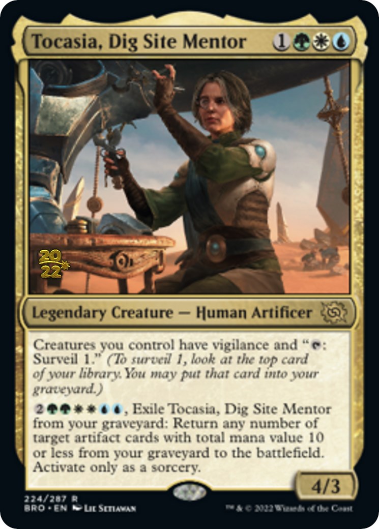 Tocasia, Dig Site Mentor [The Brothers' War: Prerelease Promos] | Galactic Gamez