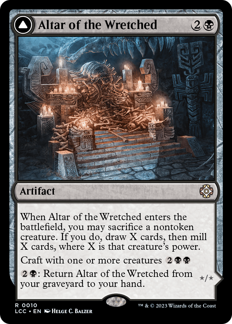 Altar of the Wretched // Wretched Bonemass [The Lost Caverns of Ixalan Commander] | Galactic Gamez