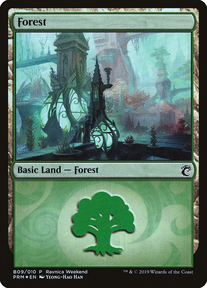 Forest (B09) [Ravnica Allegiance Guild Kit] | Galactic Gamez