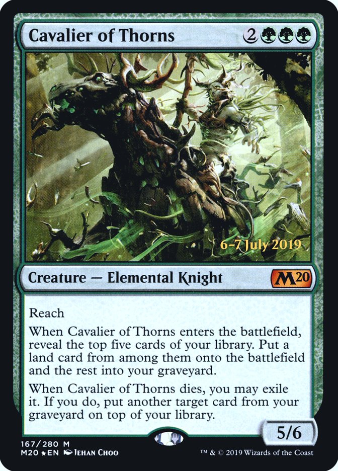 Cavalier of Thorns  [Core Set 2020 Prerelease Promos] | Galactic Gamez