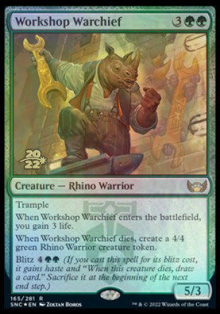 Workshop Warchief [Streets of New Capenna Prerelease Promos] | Galactic Gamez