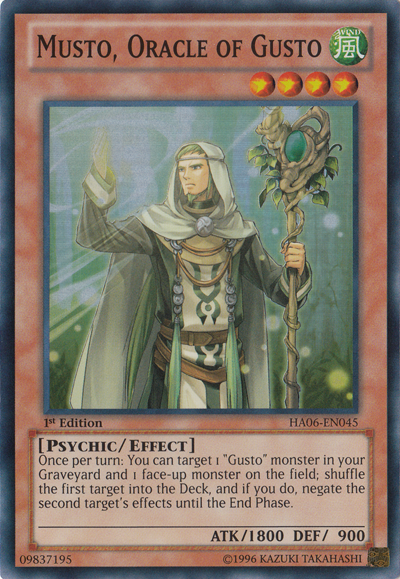 Musto, Oracle of Gusto [HA06-EN045] Super Rare | Galactic Gamez