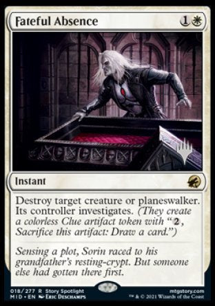 Fateful Absence (Promo Pack) [Innistrad: Midnight Hunt Promos] | Galactic Gamez