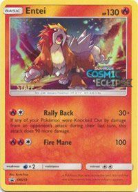 Entei (SM219) (Staff Prerelease Promo) [Sun & Moon: Black Star Promos] | Galactic Gamez