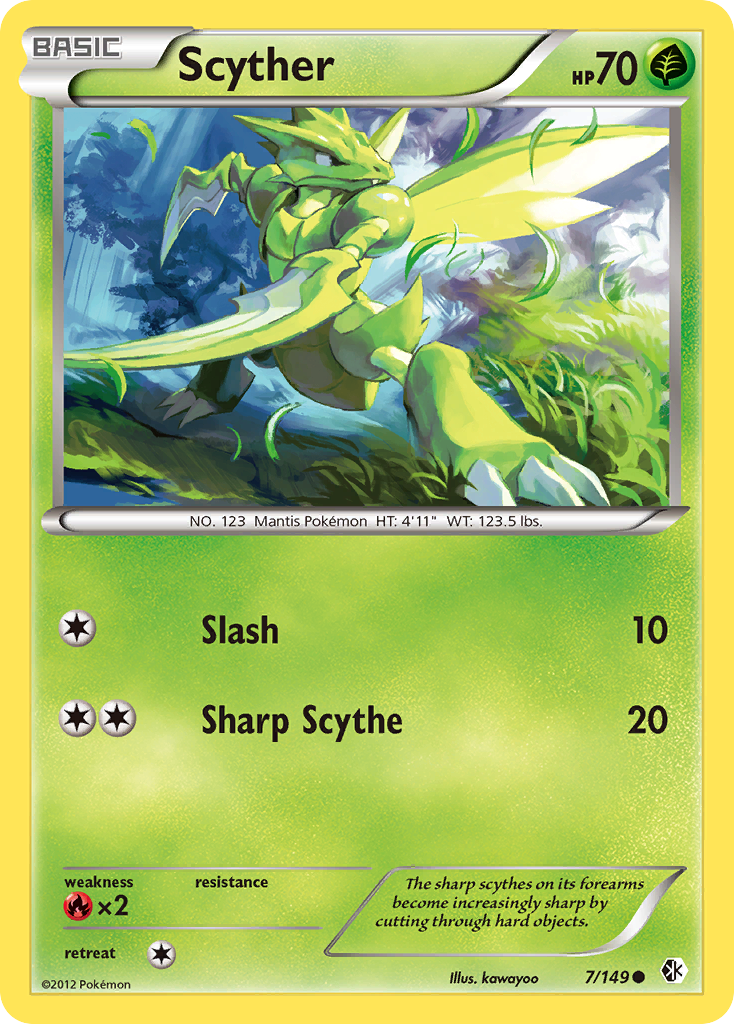 Scyther (7/149) [Black & White: Boundaries Crossed] | Galactic Gamez