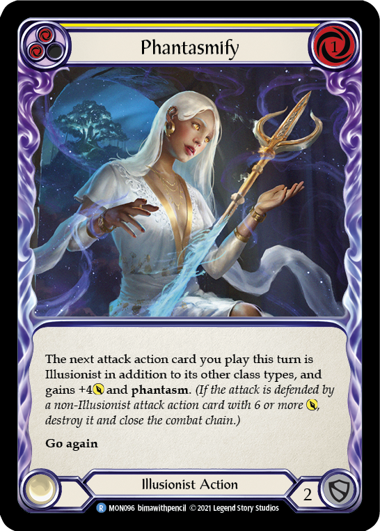 Phantasmify (Yellow) [MON096] 1st Edition Normal | Galactic Gamez