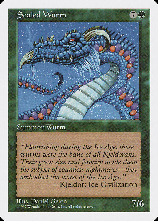 Scaled Wurm [Fifth Edition] | Galactic Gamez