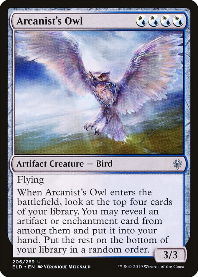Arcanist's Owl [Throne of Eldraine] | Galactic Gamez