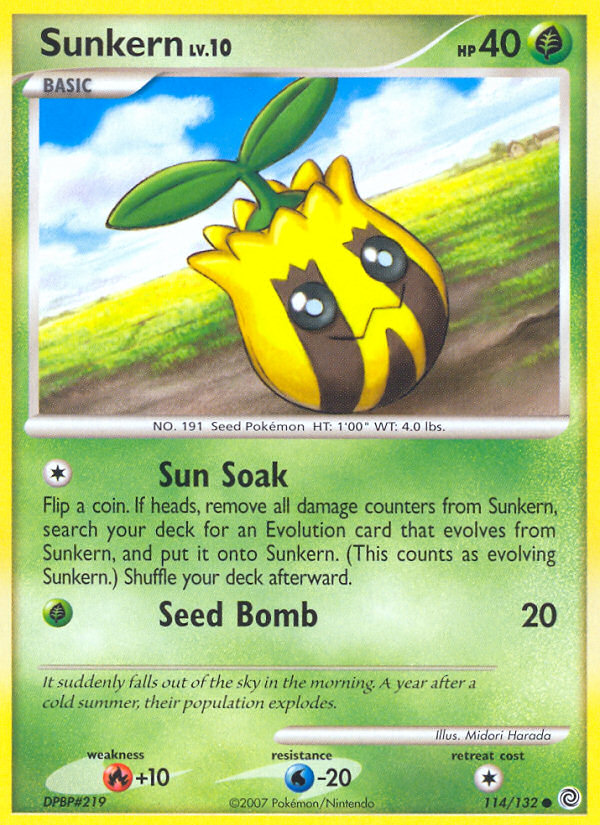 Sunkern (114/132) [Diamond & Pearl: Secret Wonders] | Galactic Gamez