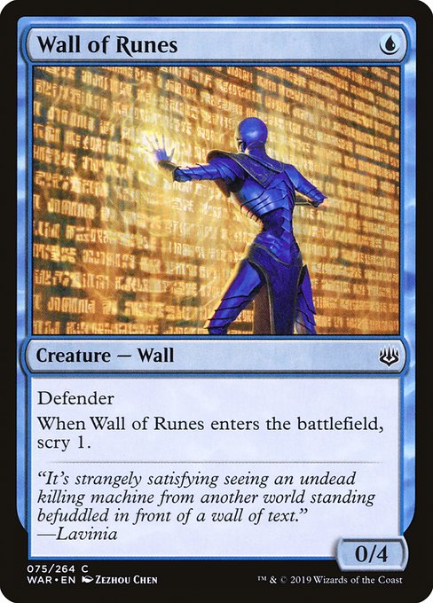 Wall of Runes [War of the Spark] | Galactic Gamez