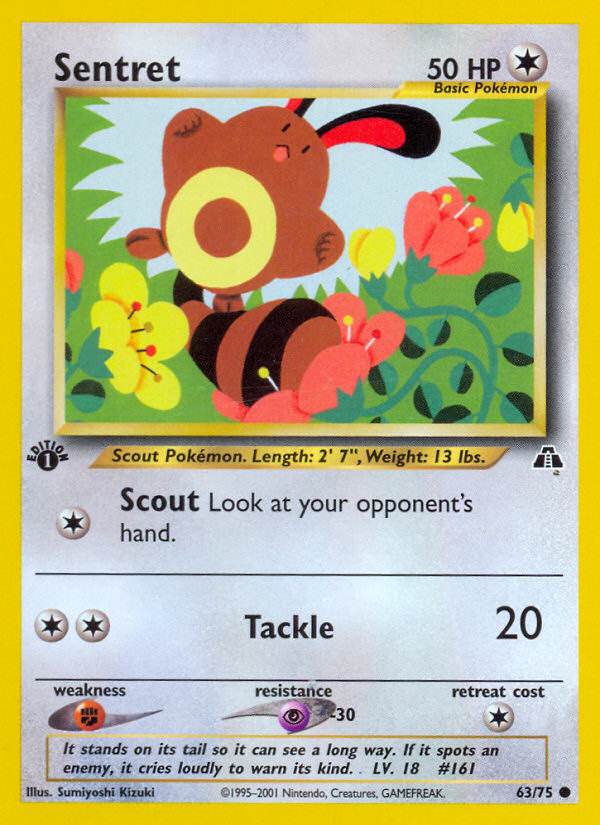 Sentret (63/75) [Neo Discovery 1st Edition] | Galactic Gamez